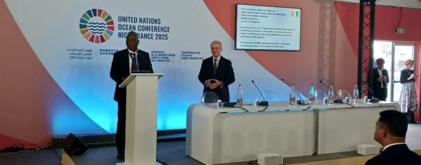 UNOC 2025 : LA CÔTE D’IVOIRE S’ENGAGE POUR LA PROTECTION DES OCÉANS